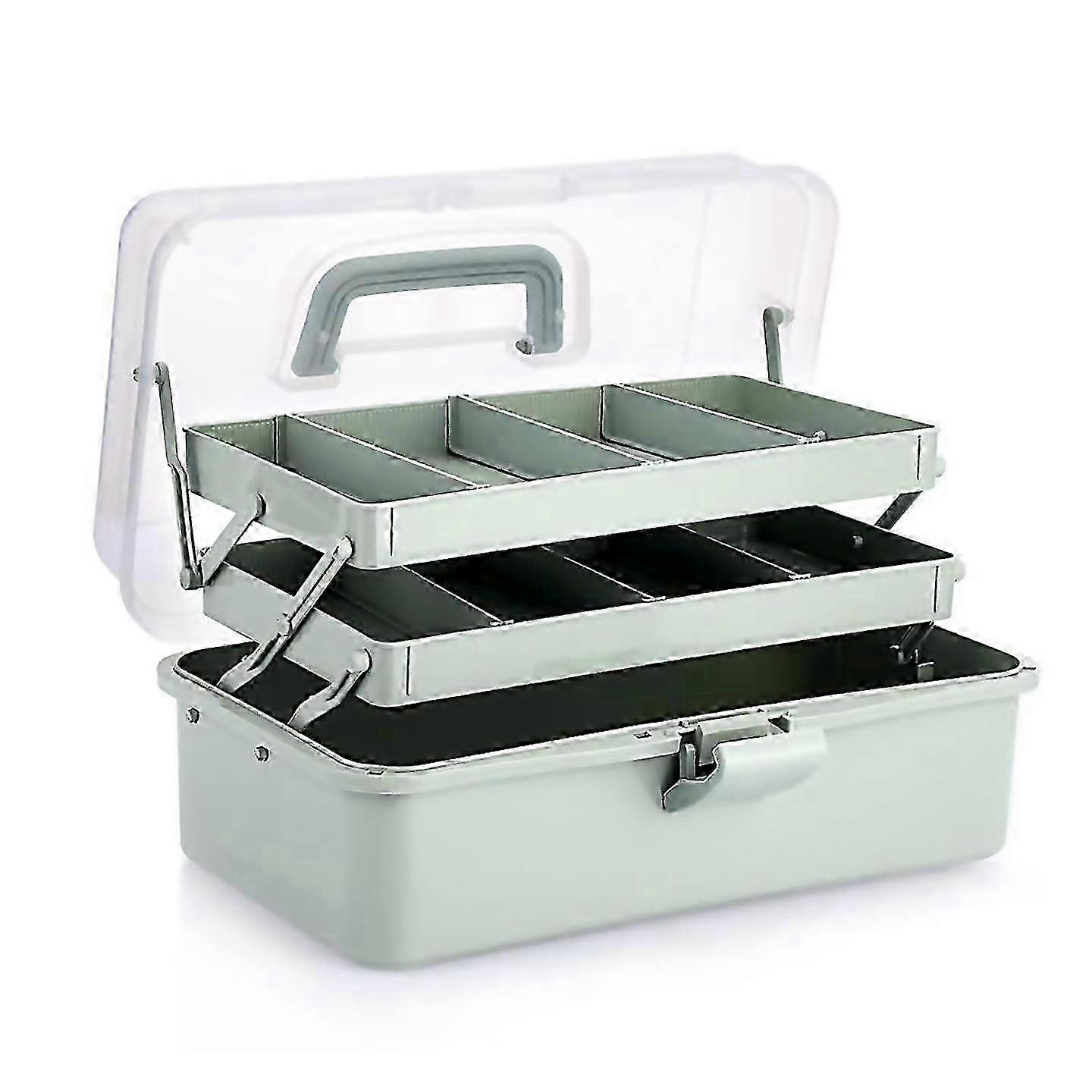2025 3layer Plastic Dividing Storage Box Craft Organizer And Storage