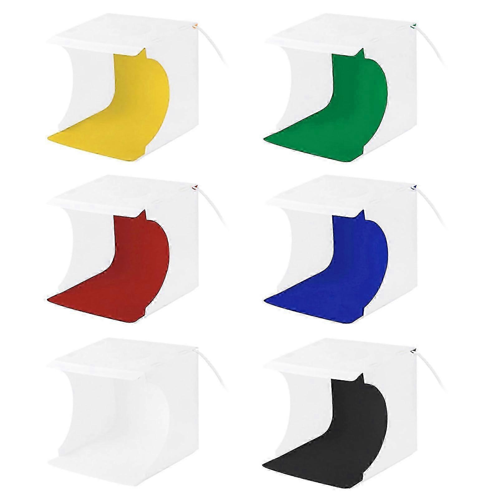 2025 Portable Studio Light Box Pvc 20cm Led Light Beads Adjustable 3 Modes 3 Color Temperature Photography Accessories 20cm Round Light