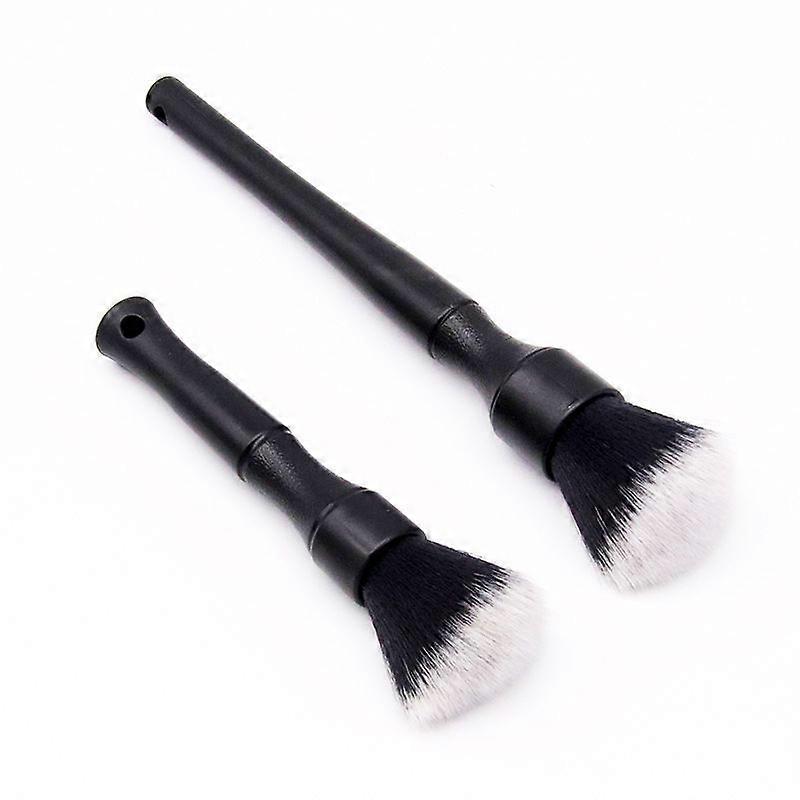 Black Extended Car Brush - Interior Panel Dust Cleaner (1-Set)