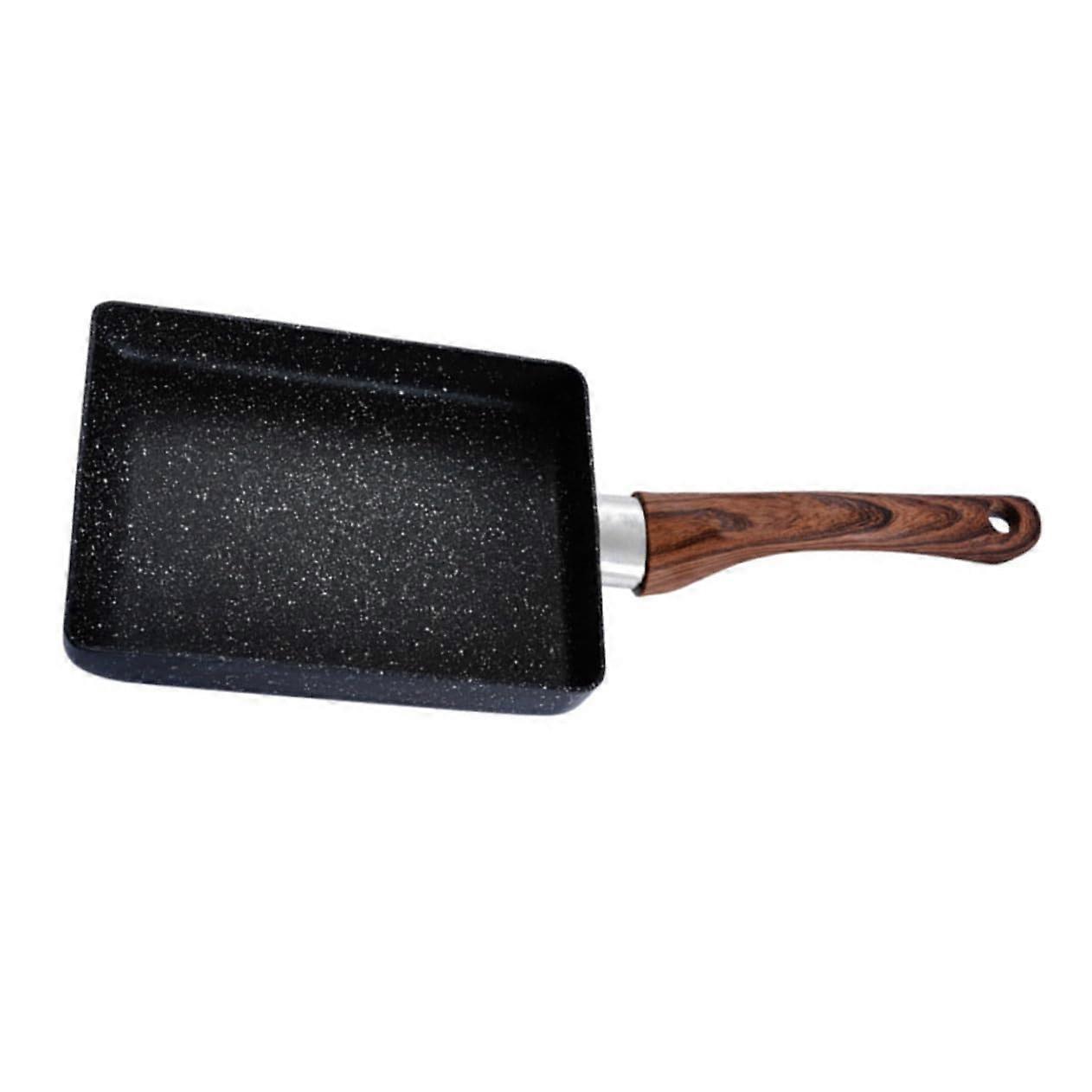Tamagoyaki Pan Non-Stick Square Frying Pan For Omelets Pancakes And Grilling Induction Compatible Ergonomic Handle 1pc