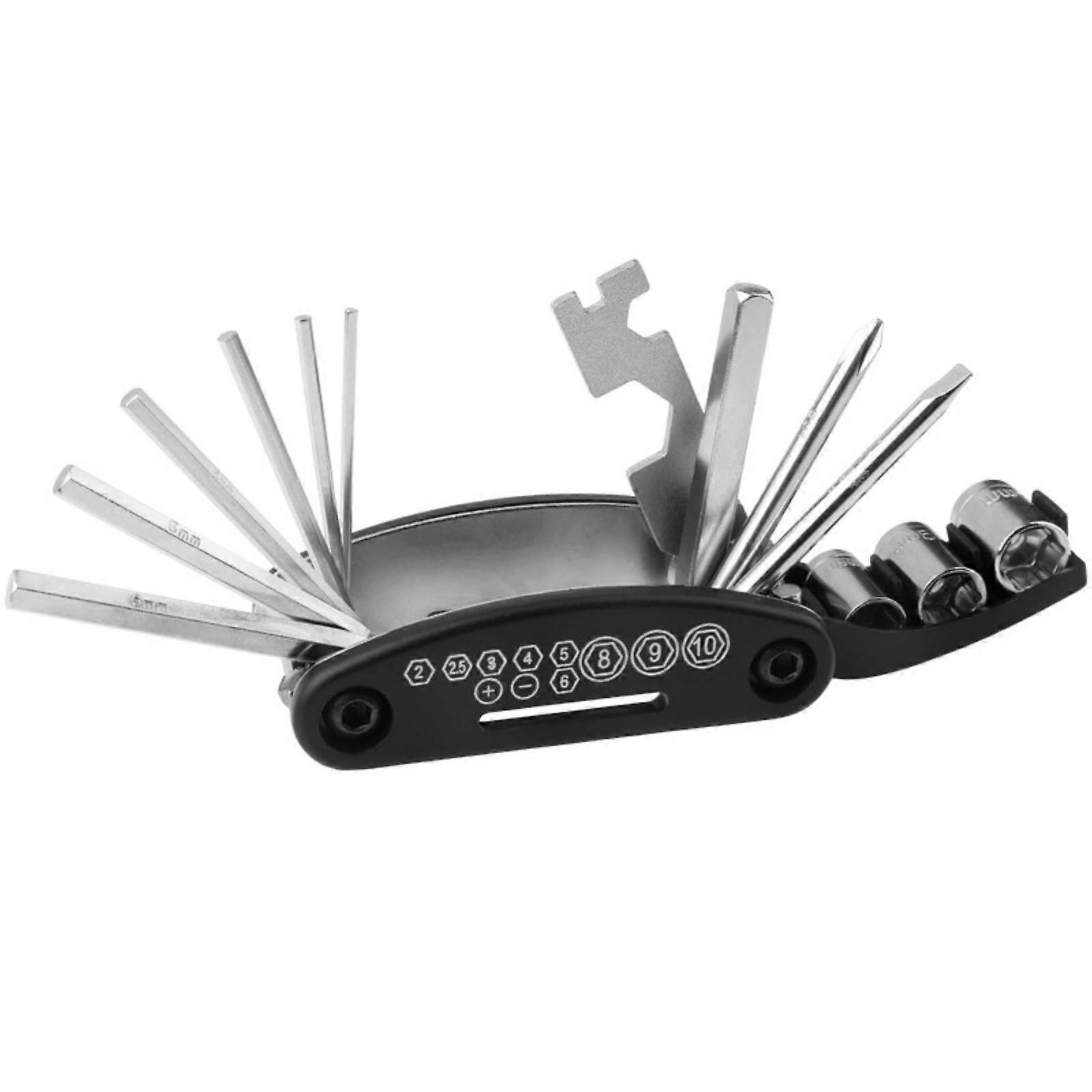 Mountain Bike Tool 16-In-One Wrench, Glue Tire Repair Tool, For MTB, Not A Tire Patch Kit