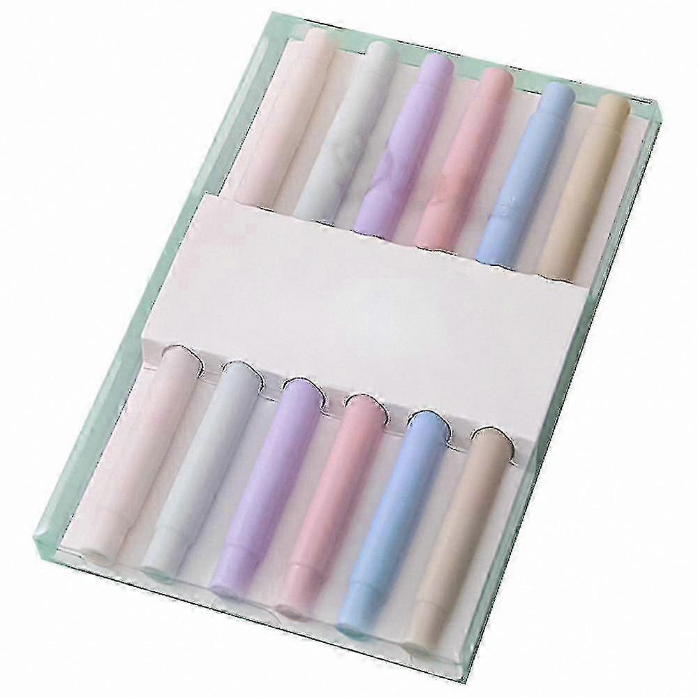 Assorted Soft Chisel Tip Highlighters, Quick Drying & Comfortable Grip, Mild Colors for Office & School Use