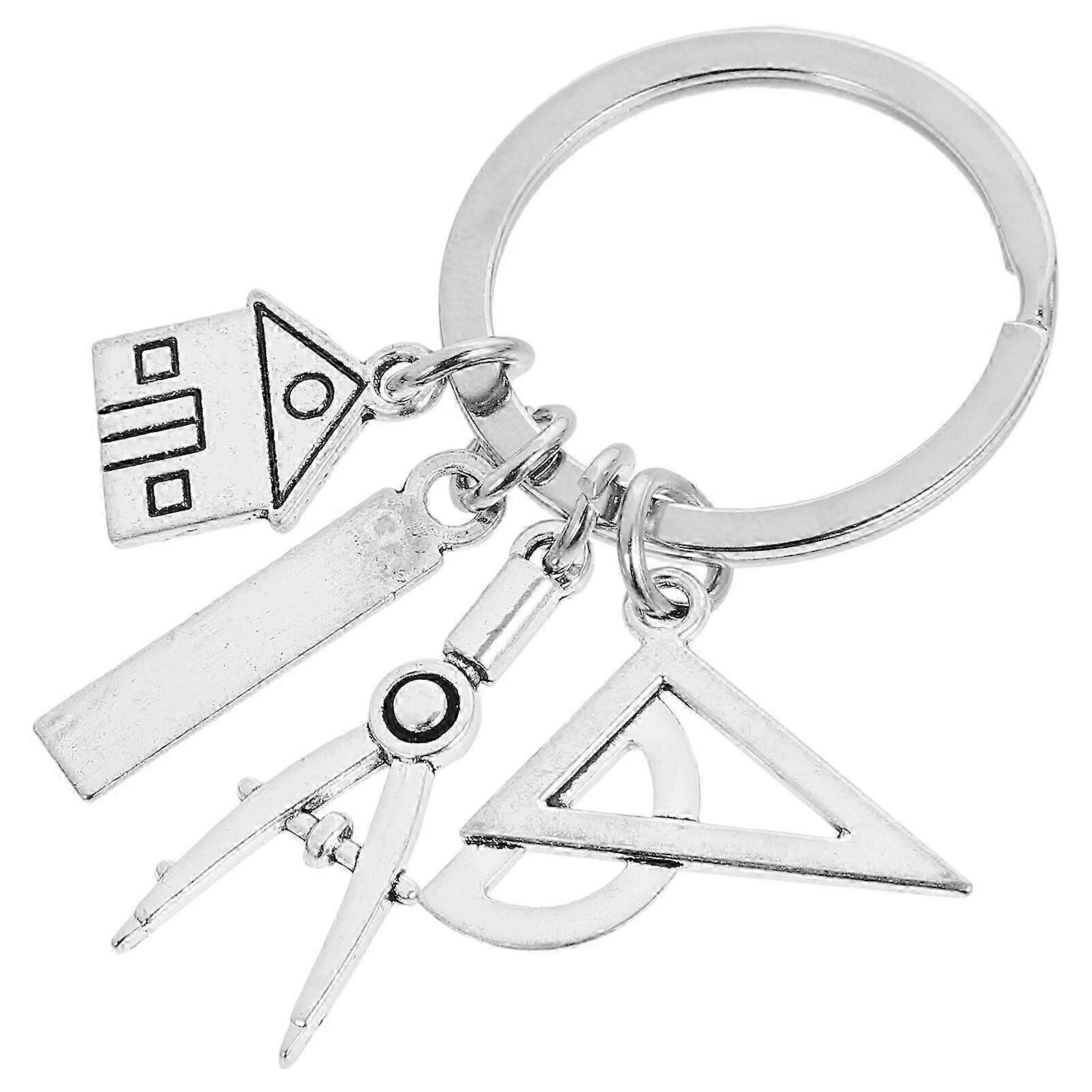 Architect keyring for engineers - durable bag charm with unique design