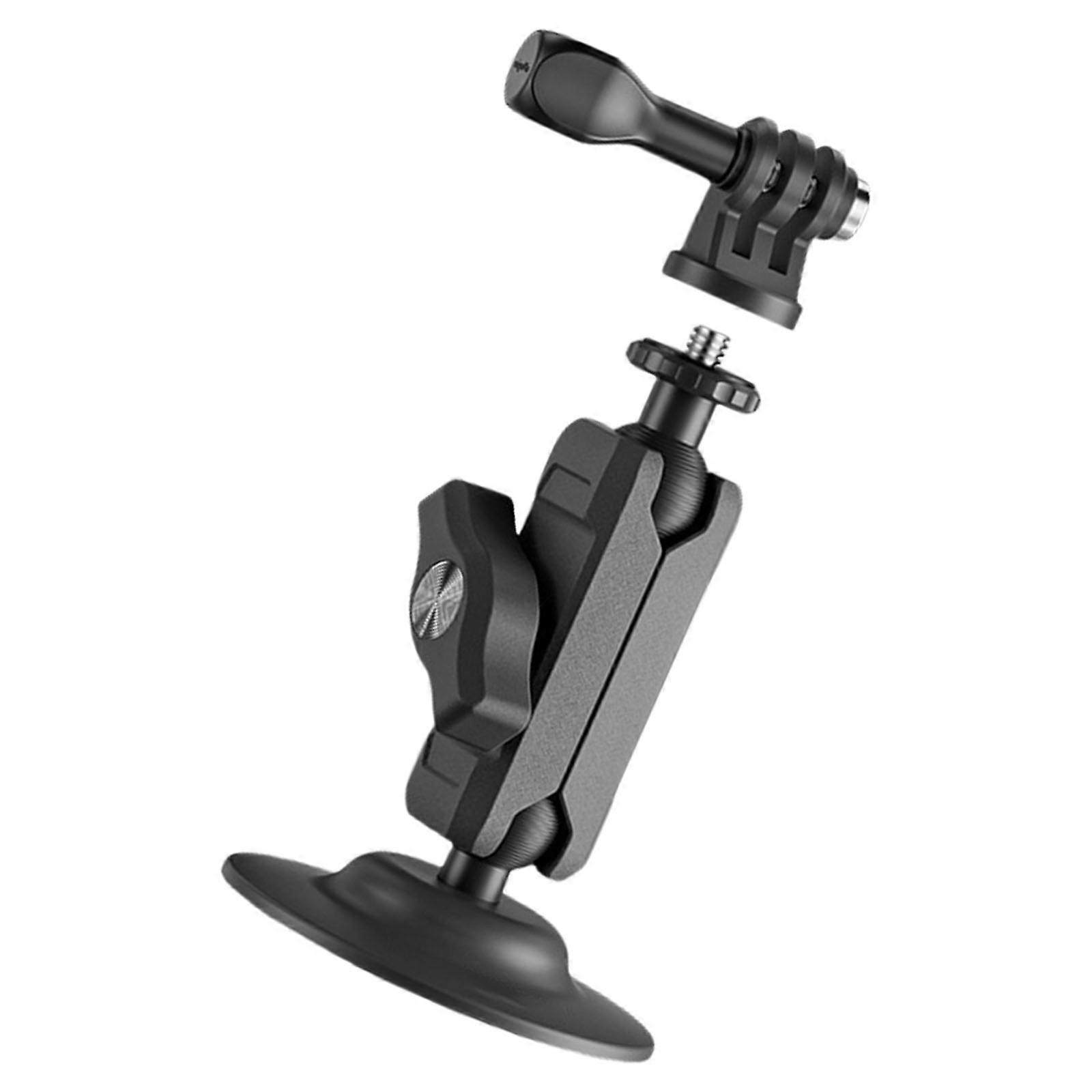 Adjustable 360 Degree Metal Bracket With Strong Adhesive Mounting Systems For Sports Action Cameras Multicolor