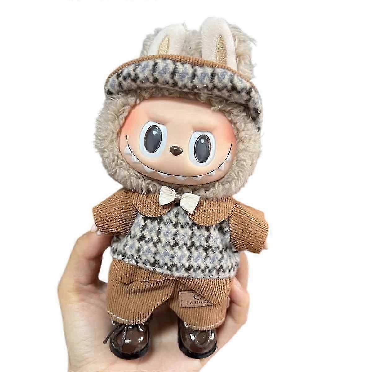 Clothes for Doll, Cute Hat & Outfit Set for 17cm Dolls, Adorable Dr...