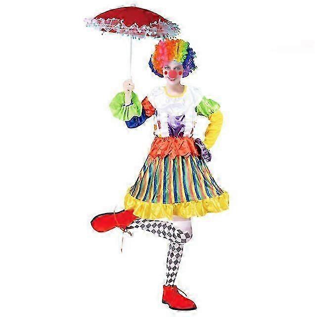 Clown suit performance clothes for adults