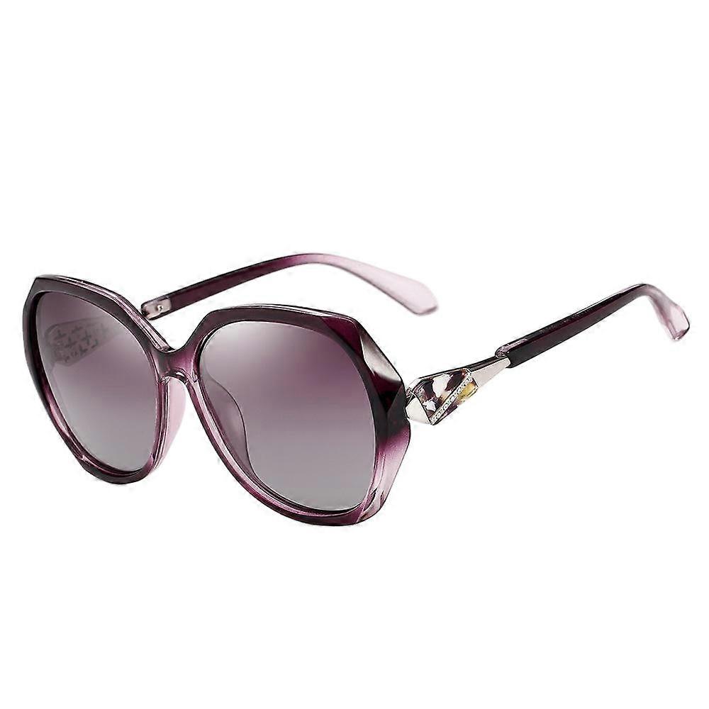 Women's sunglasses, full-frame structure, polarized to block UV rays and protect eyes