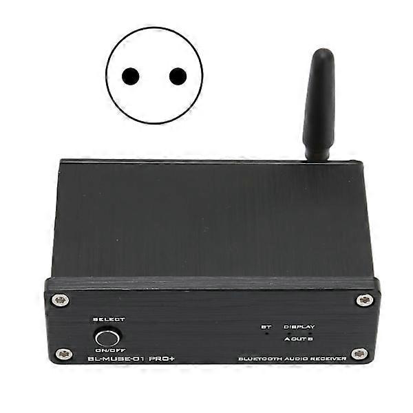 Bluetooth 5.1 Power Amplifier with Low Power Loss, Powerful Decoding Format, Home Theater Amplifier 110-240V Black EU Plug