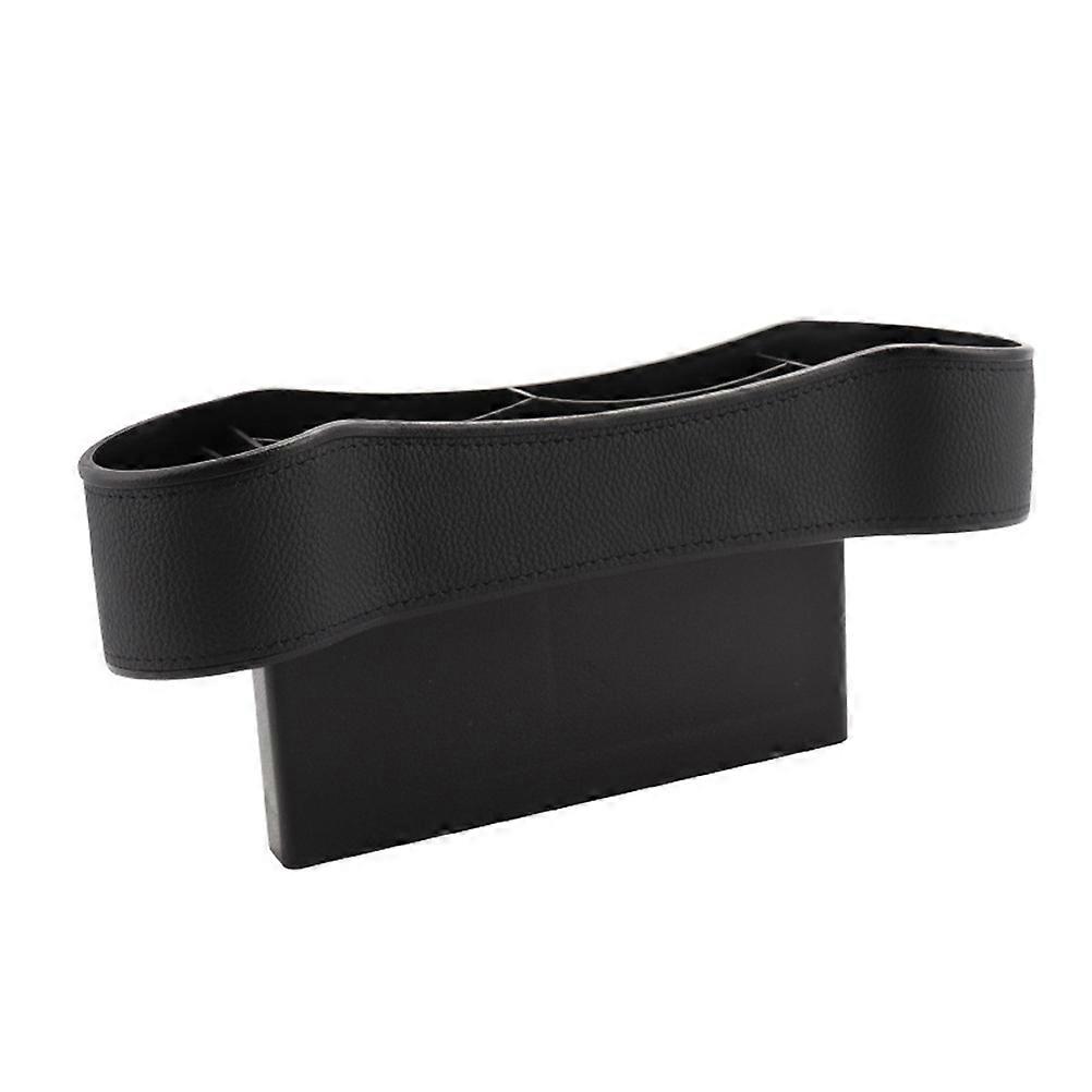 Car Storage Box Practical Organizer for 1Pcs Car Gap Storage Box Black