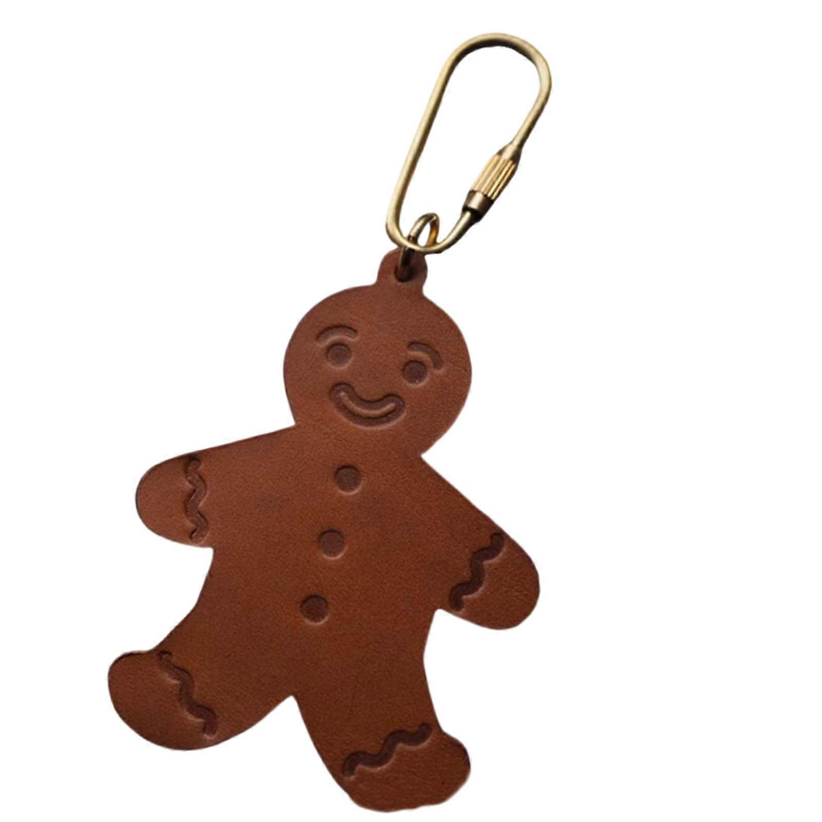 Gothic Style Key Ring Lightweight Metal Clasp Key Organiser Halloween Theme Secure Attachment For Daily Use  Deep brown