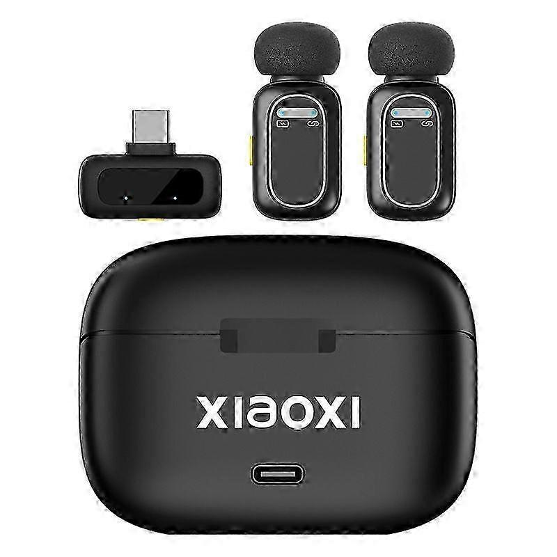 2025 Latest Model Mini Wireless Tie Microphone for Android / iPhone 15/16, USB-C