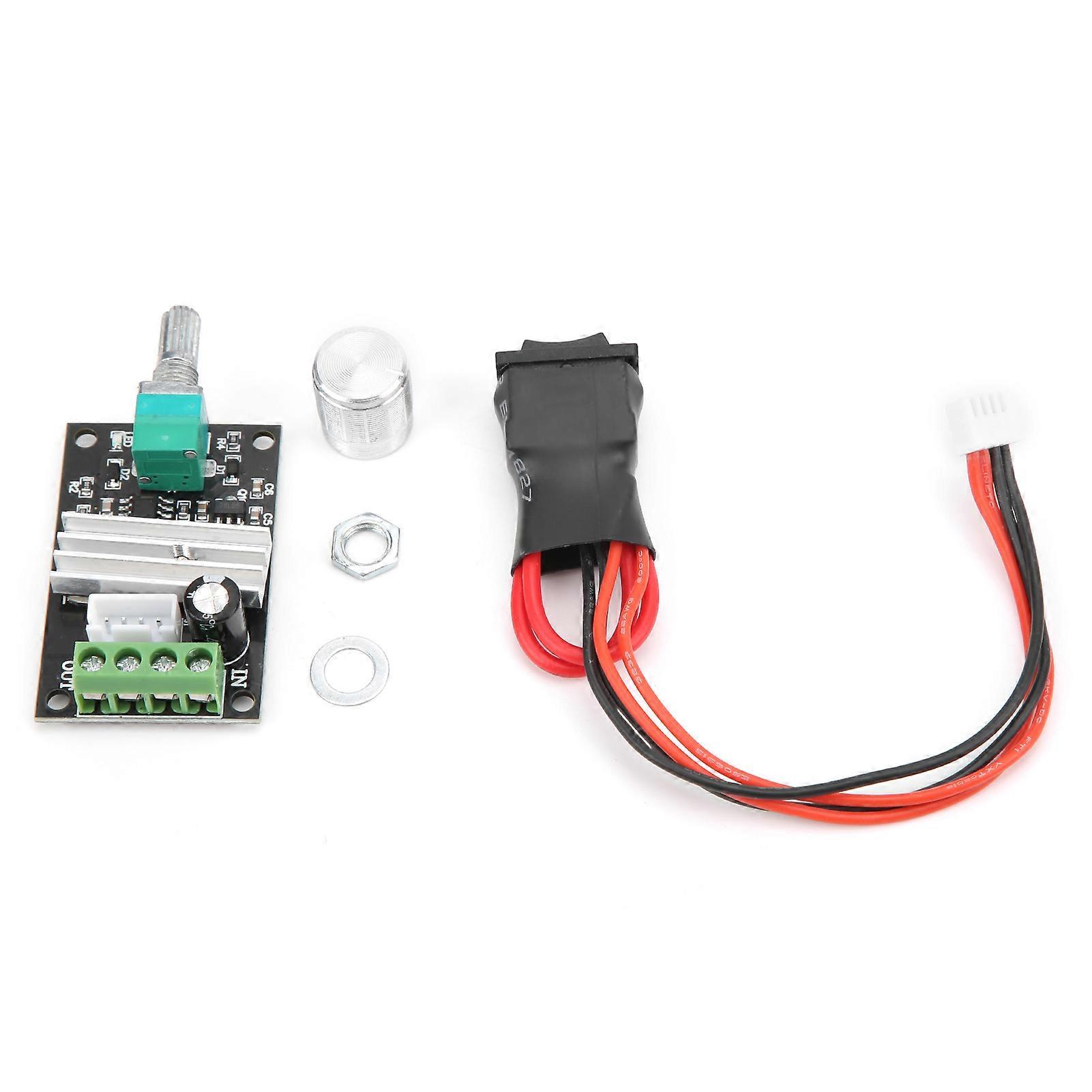 DC Motor Speed Control Module PWM Adjustable Switch Controller Driver for DC 6V 12V 24V 3A with CW CCW Direction