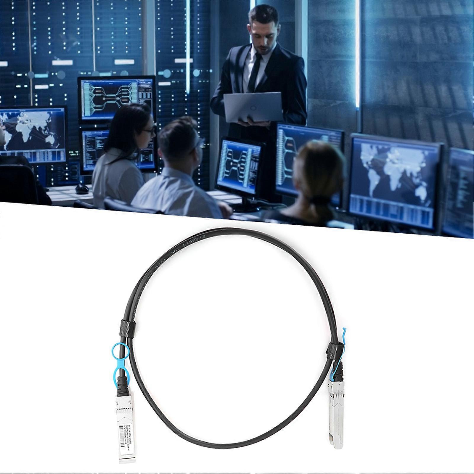 25G Single Channel SFP DAC Cable Silver-Plated Copper 1m