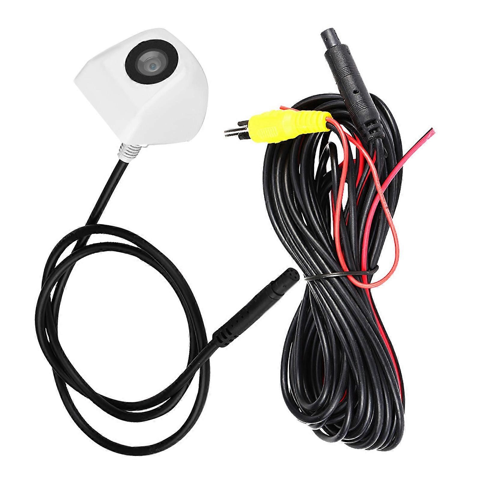 CCD Car Rear View Camera, Backup Parking Camera, Waterproof, White