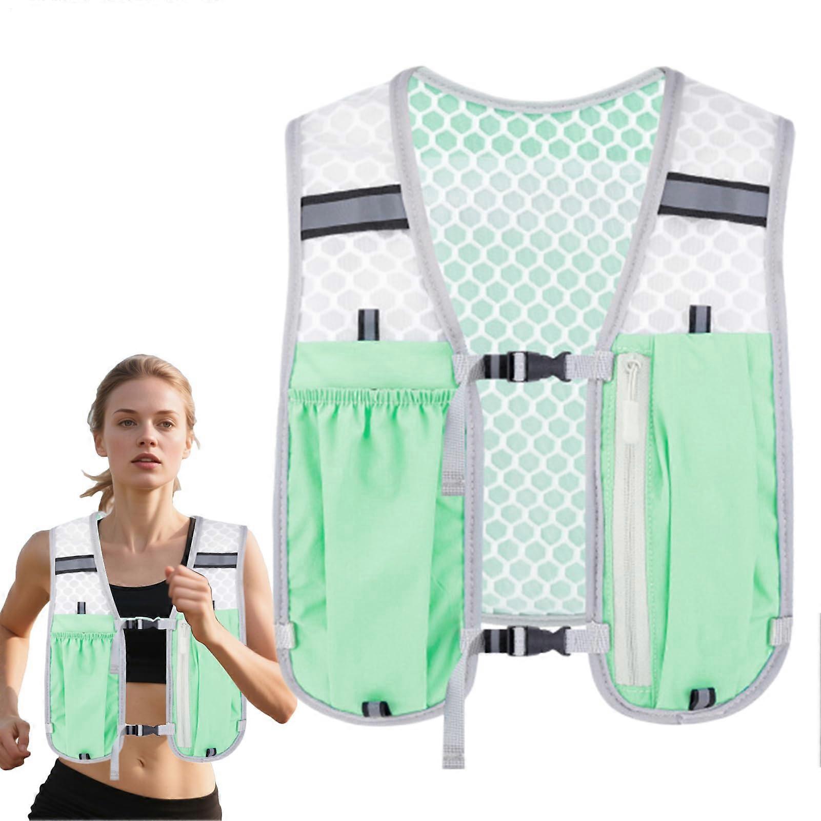 Hydration Vest For Running Women - Lightweight Elastic Water Pack With Stable Bladder For Hiking Camping Marathons