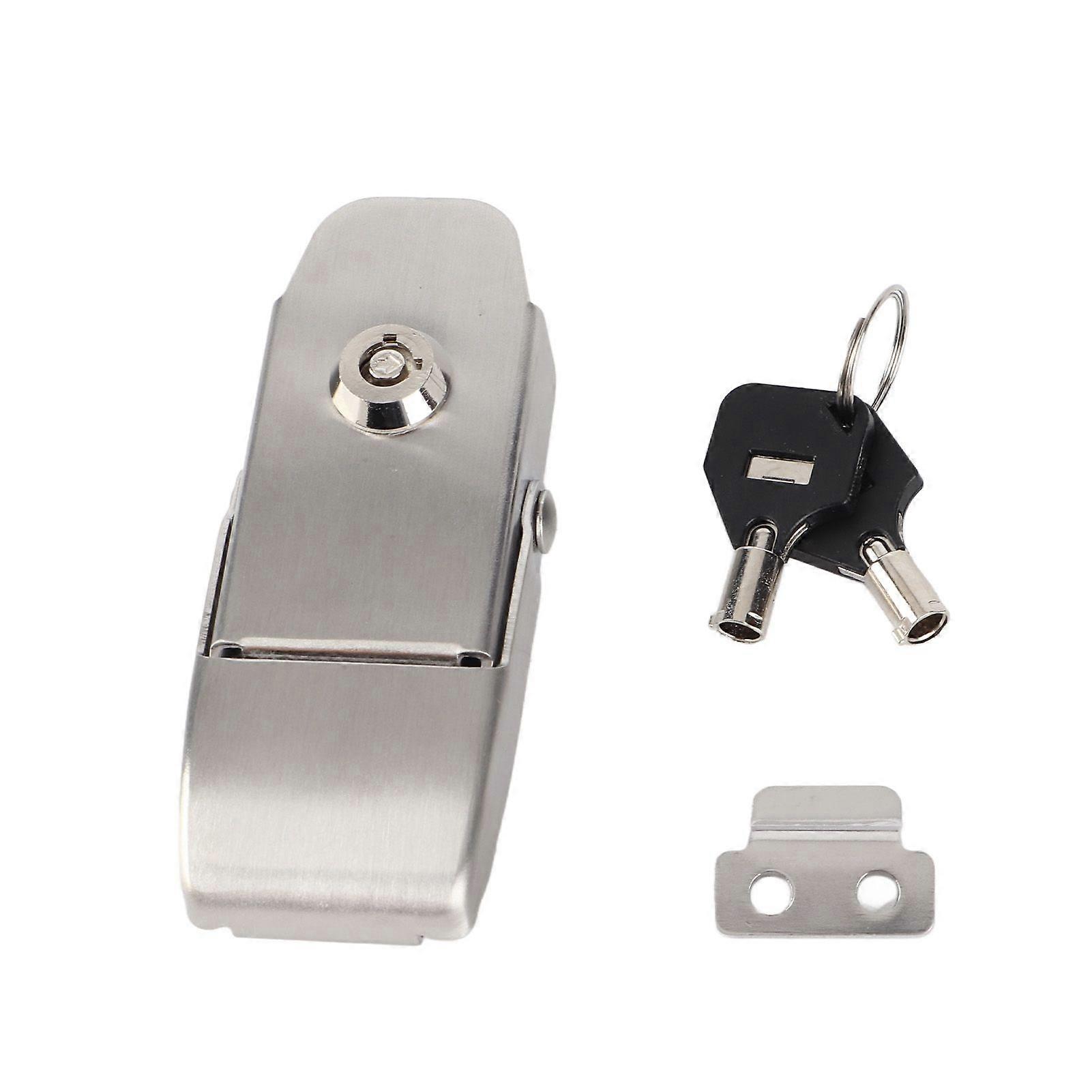 1pc Stainless Steel 304 Spring Toggle Latch Clamp Box Case Shipping Device Cabinet Locking Tool