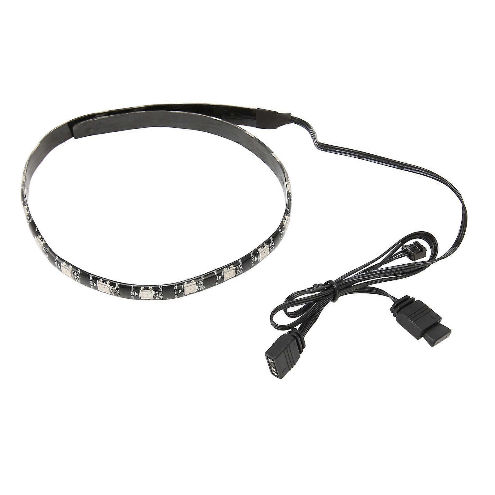 PC LED Light Strip 15.7in Magnetic 5V ARGB Aura Sync Customizable PC Case LED Strip for Computer Chassis Decoration