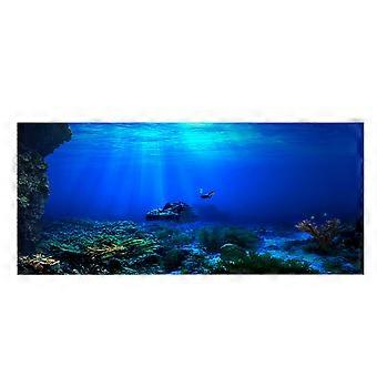 Seaworld Aquarium Hintergrund Aufkleber Poster für Aquarium Dekoration 122 x 46 cm