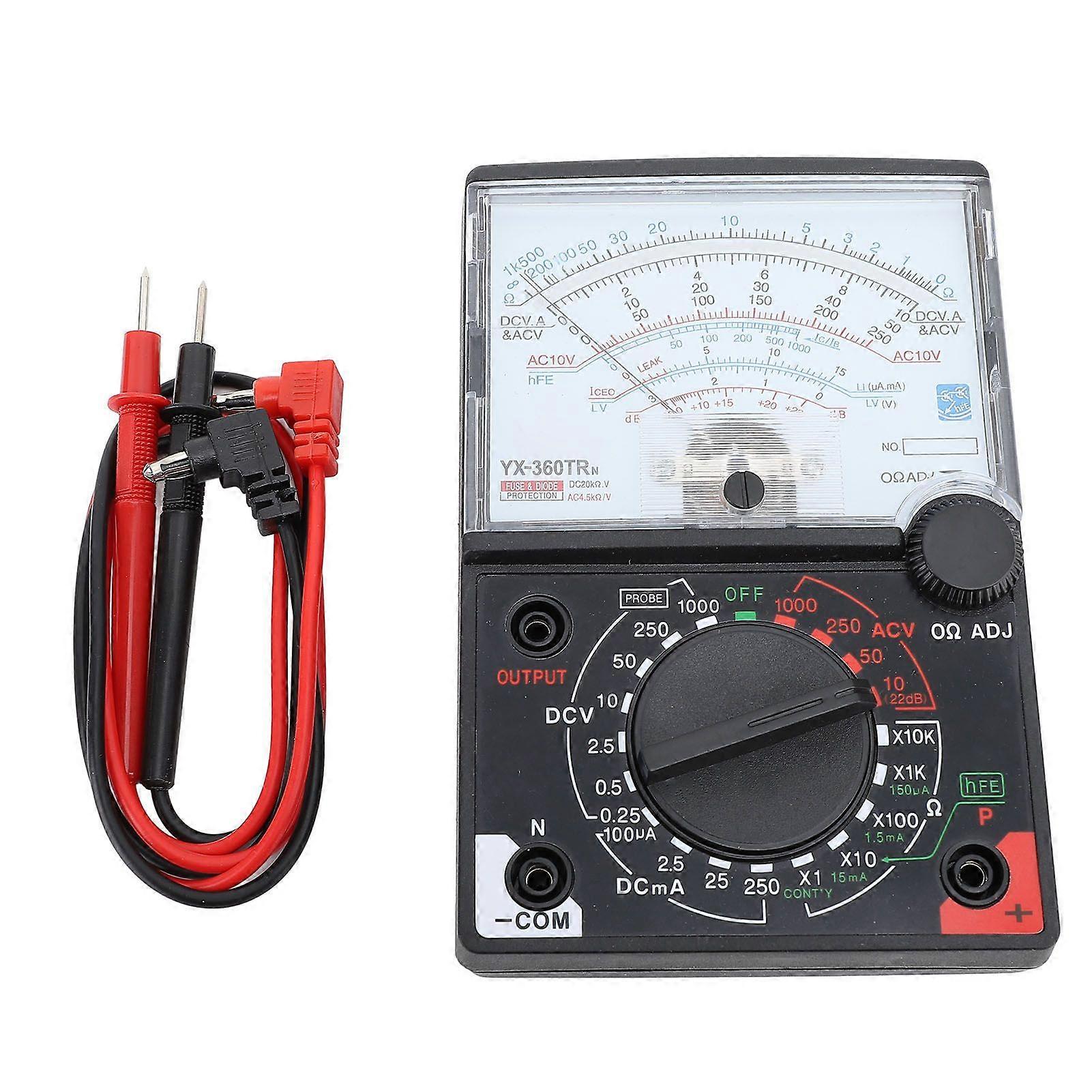 YX 360TRn Pointer Type Multimeter High Accuracy Industry Analog Multimeter for Electrical Repair