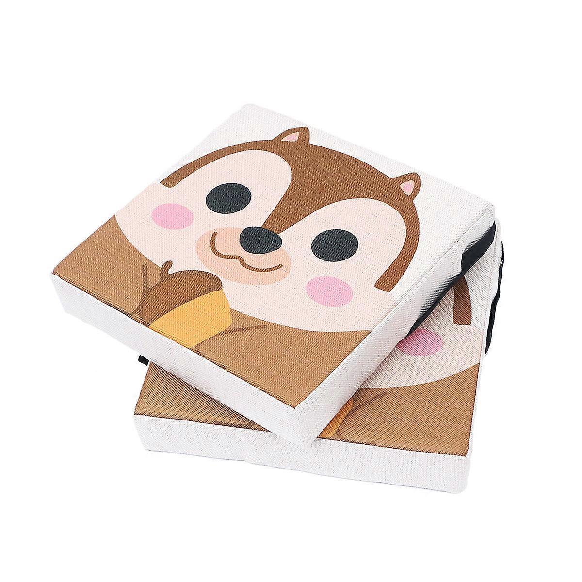 Kids Highchair Cushion 1 Set Removable Seat Pad Chic Design For Dining Chairs 33x33cm Easy To Clean
