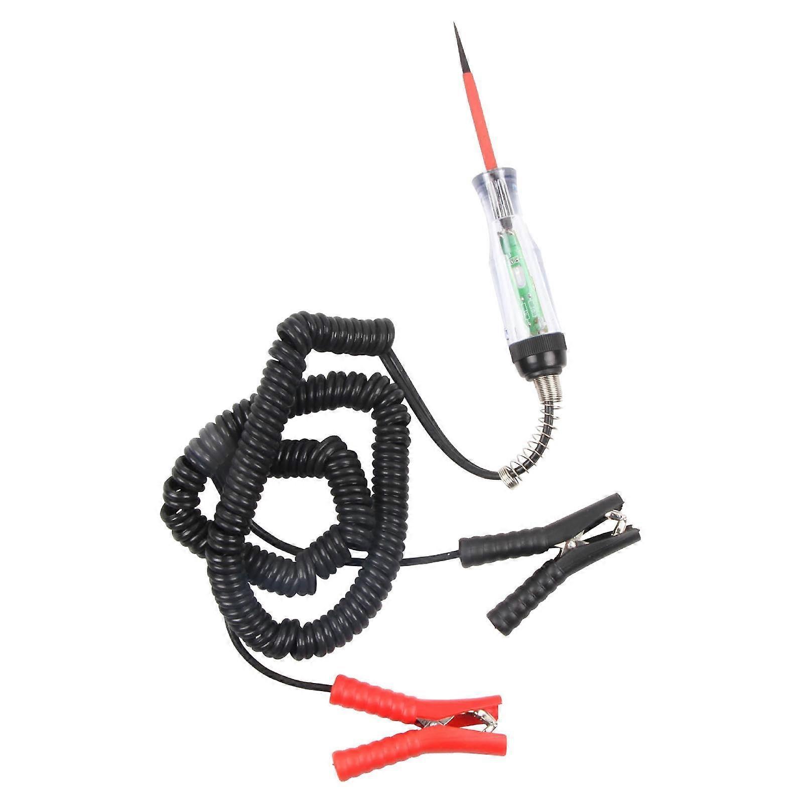Automotive Circuit Tester, 6โ€“24V Voltage Tester with Extended Spring Wire