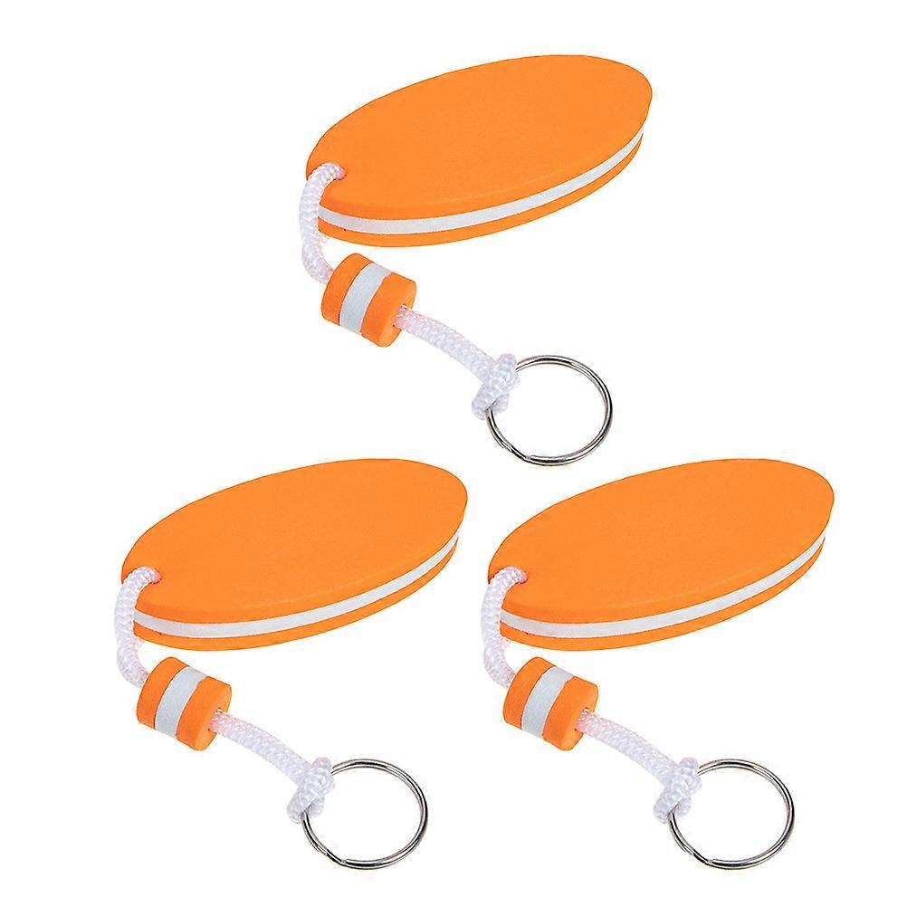 Oval Floating Keychain Surfboard Style for Outdoor Activities 6Pcs