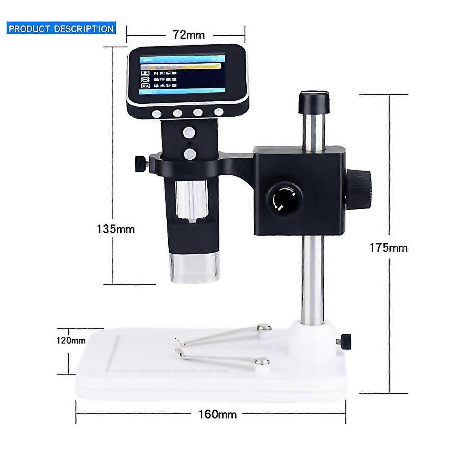 For Kids Microscope With 35inch Lcd Screen Pocket Microscope