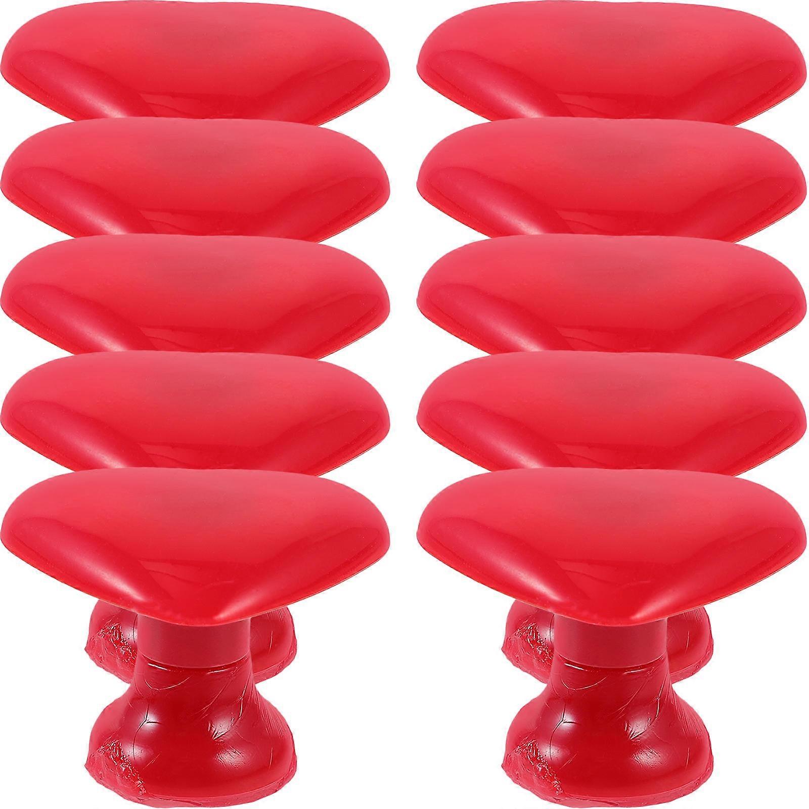 Toilet Button Helper Heart Shaped Assistant Tool Pack of 40Pcs for Home