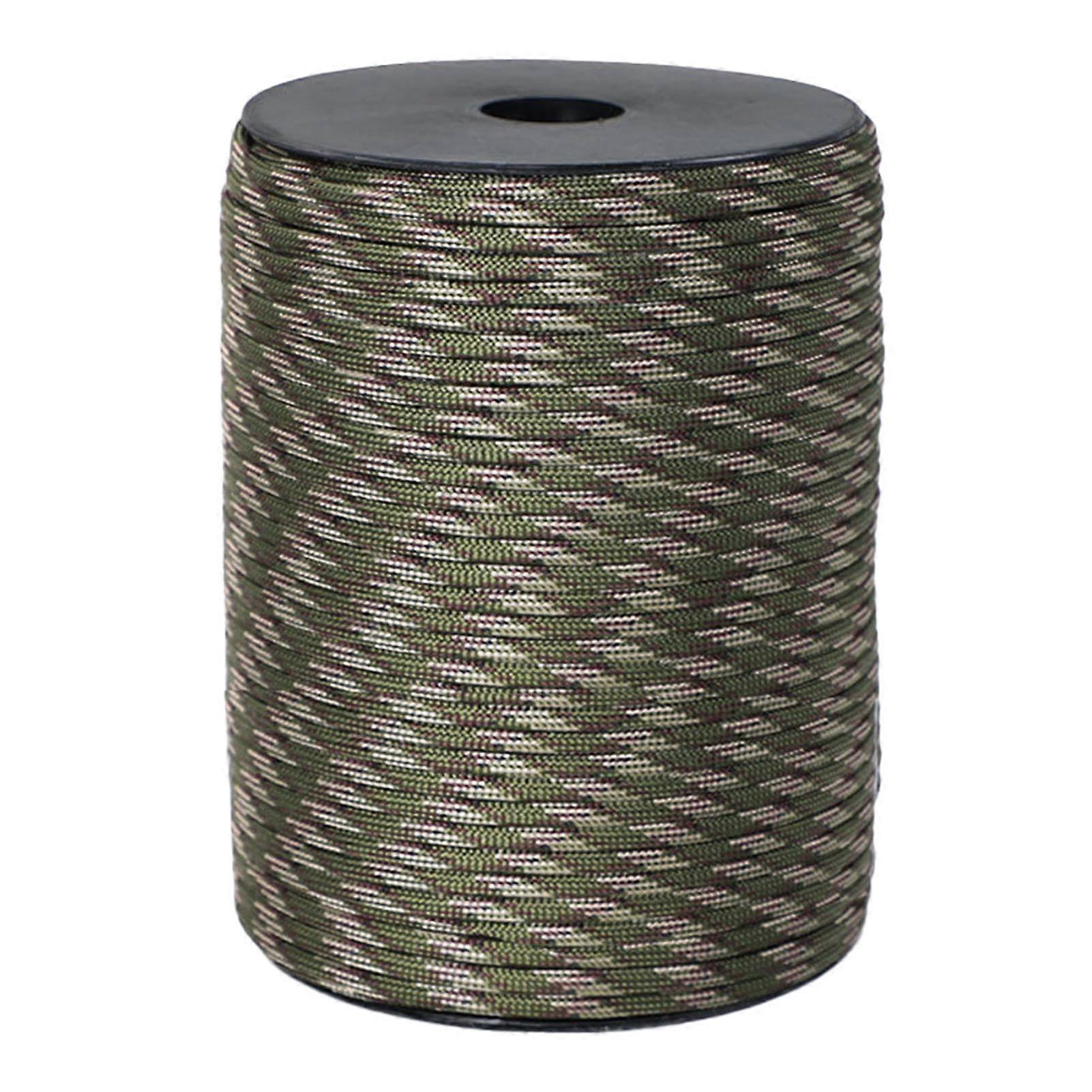 Parachute Cord Rope Nylon 100Meter Paracord Spool For Camping Hiking Climbing Lightweight Outdoor Cord Axle Design Spo