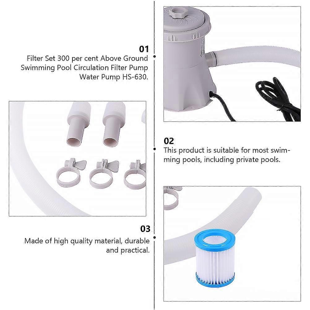 Electric Filter Pump Private Pools Plastic Circulation 1Set