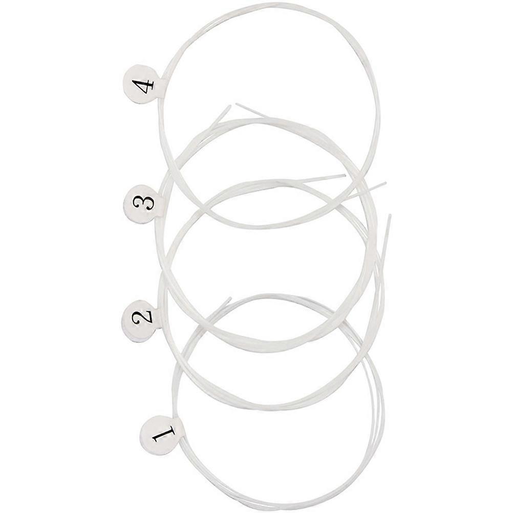 Ukulele Nylon String Set for Balanced Sound Durable 4Pcs Strings