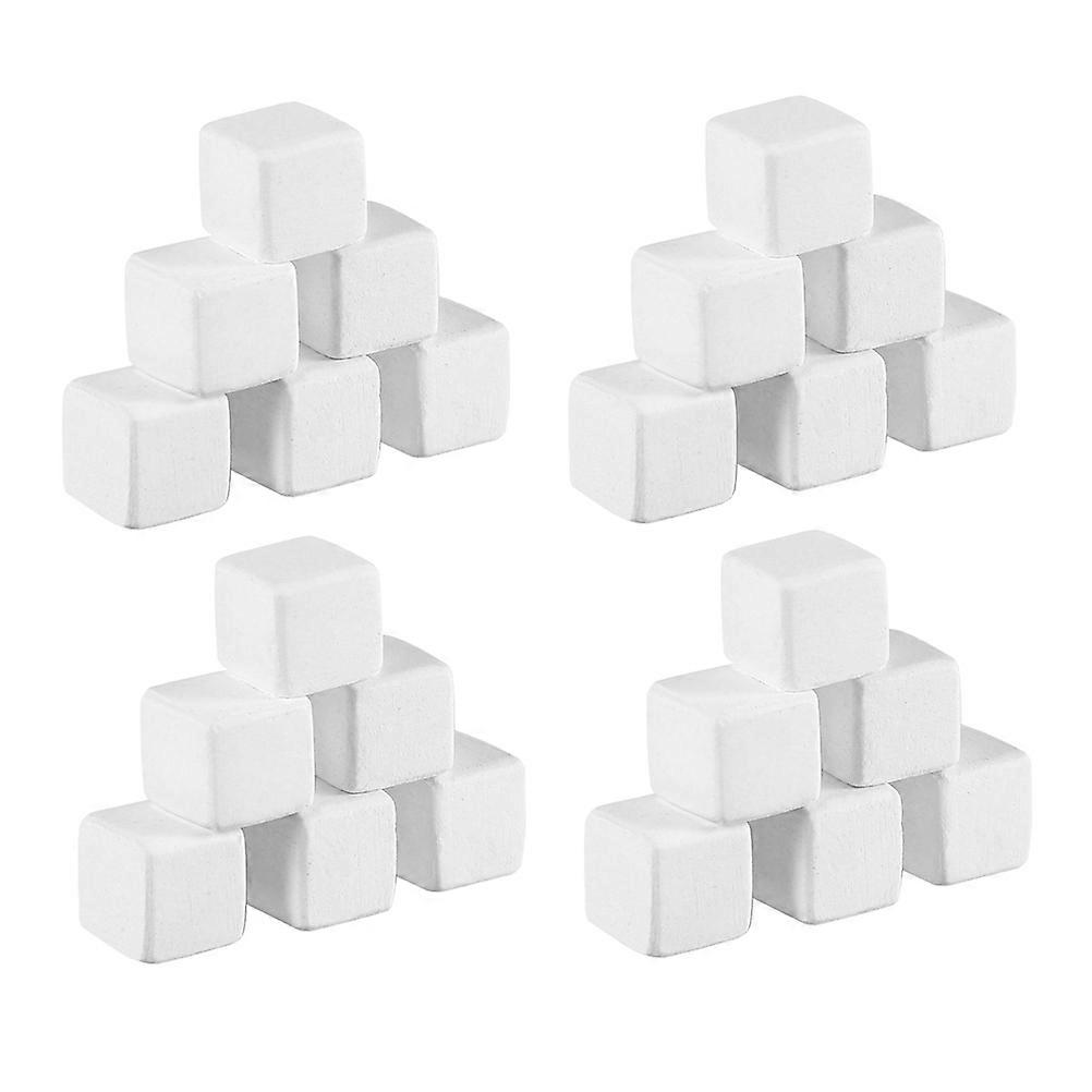 Mineral Block for Reptiles 36 Pcs Turtle Tank Dissolvable in Water White Grinding Aid