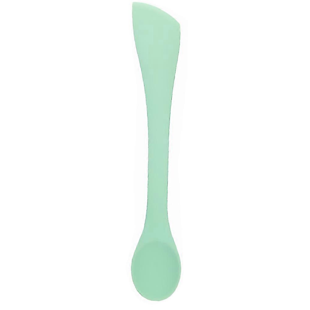 Silicone Serving Spoon Dual-Headed Kitchenware Practical Cooking Tool Ideal For Home Users Green Odorless 1Pcs