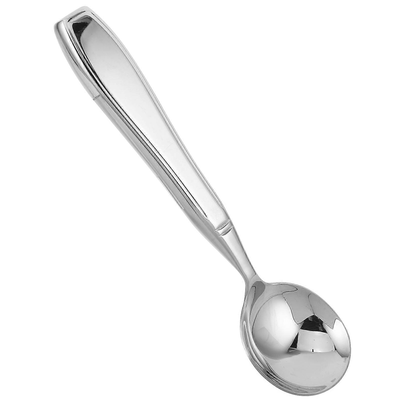 Weighted Stainless Steel Adaptive Silverware for Elderly 5Pcs Pack