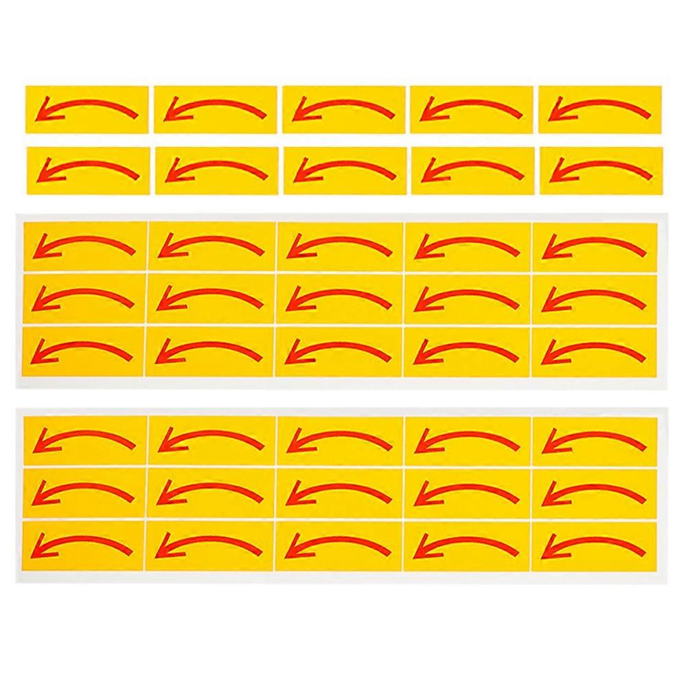 Directional Arrow Signs Clockwise Arrow Sticker for 80Pcs with Waterproof Design