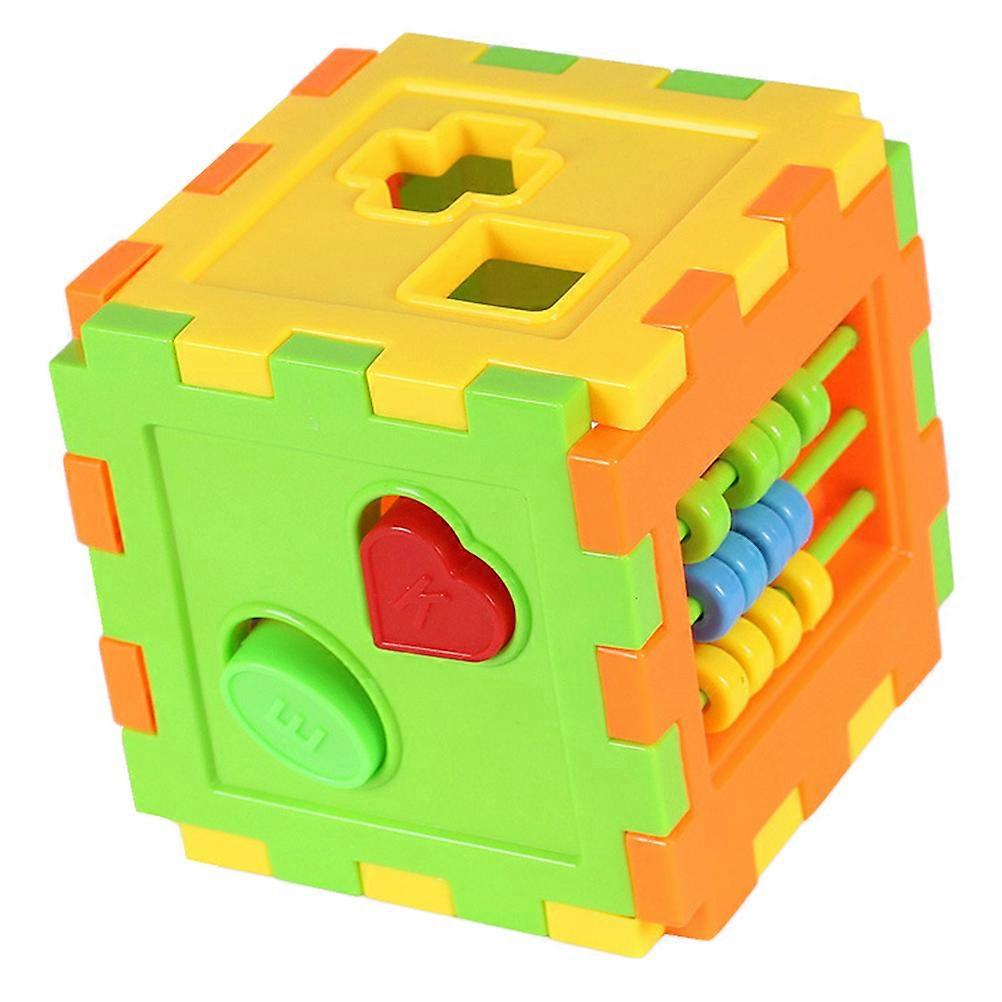 Parrot Puzzle Toy Educational Toys Intelligence Box Multi-Colored 11.5X11.5X11.5Cm Imagination Activation 1Set