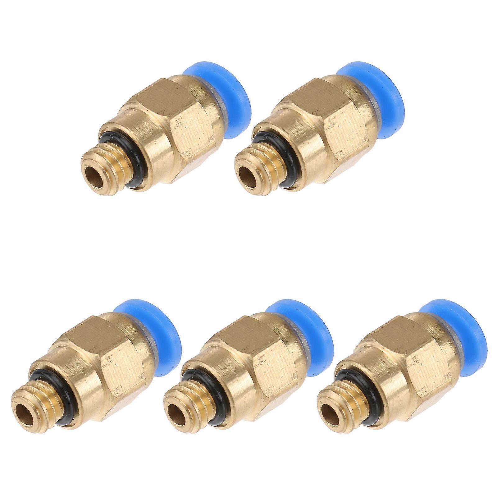 Pneumatic Straight Fitting Pc4-M6 for 3D Printer Use 15Pcs Connector Set