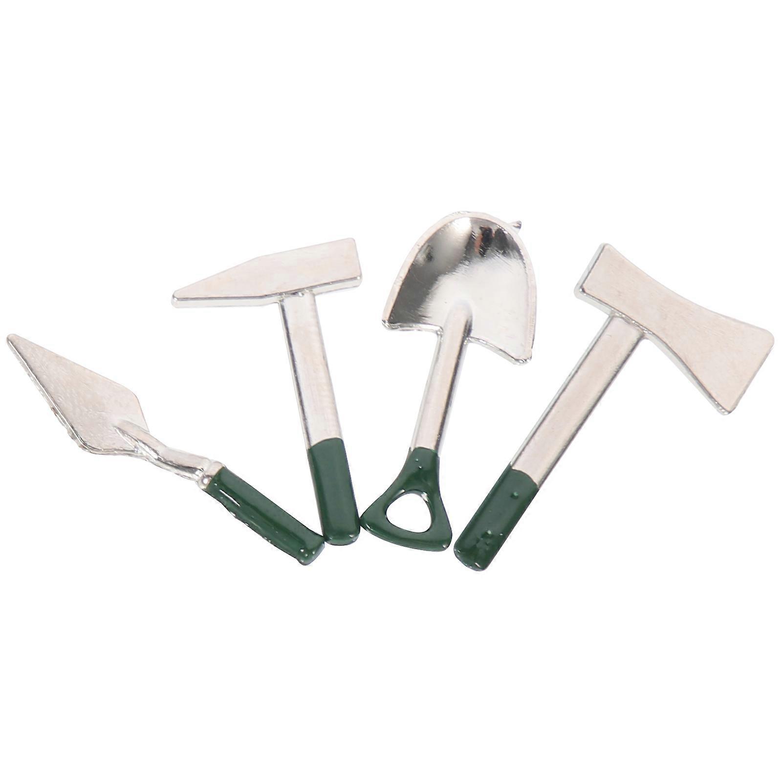 Classic Mini House Decors 8 Pcs Garden Tool Models With Rustic Style Perfect For Educational Fun In Micro Scene