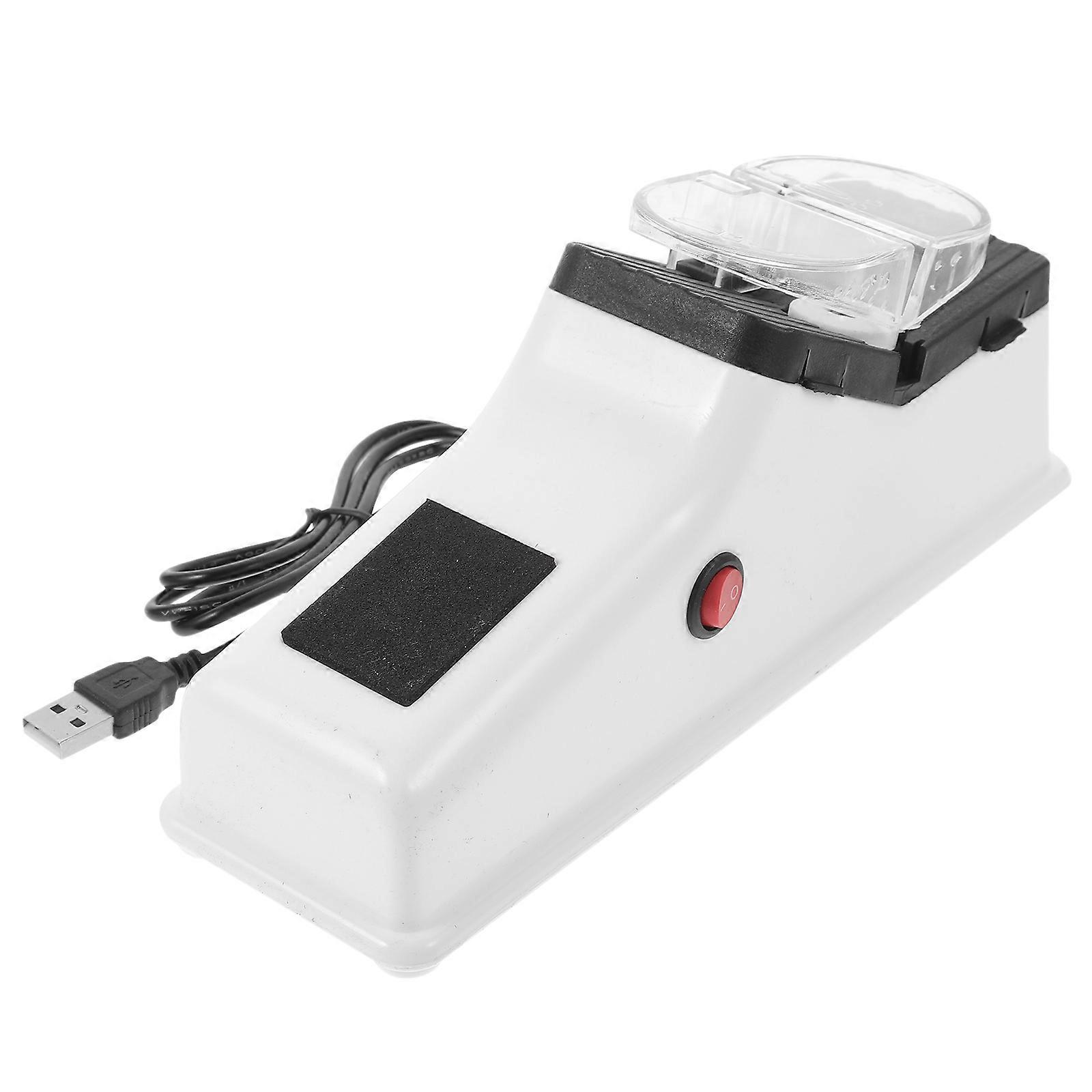Electric Cutter Sharpener 2Pcs USB Kitchen Tool for Quick Sharpening