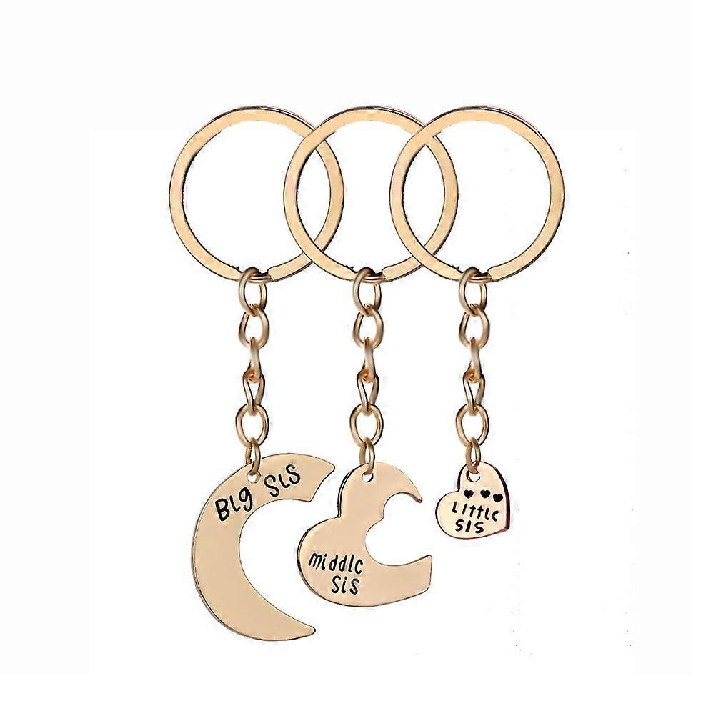 Love Puzzle Friendship Keychains Set for Holding Keys 9Pcs
