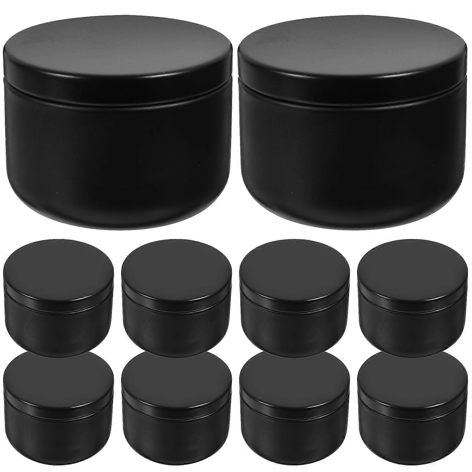 Tea Canisters Tinplate Storage Containers for Loose Leaf Tea 50Pcs