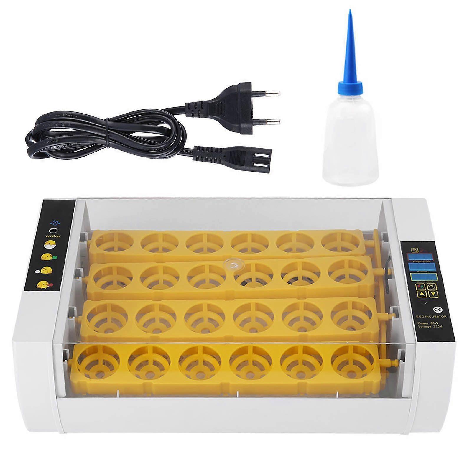 24 Eggs Incubator Temperature Control Digital Automatic Chicken Chick Hatcher