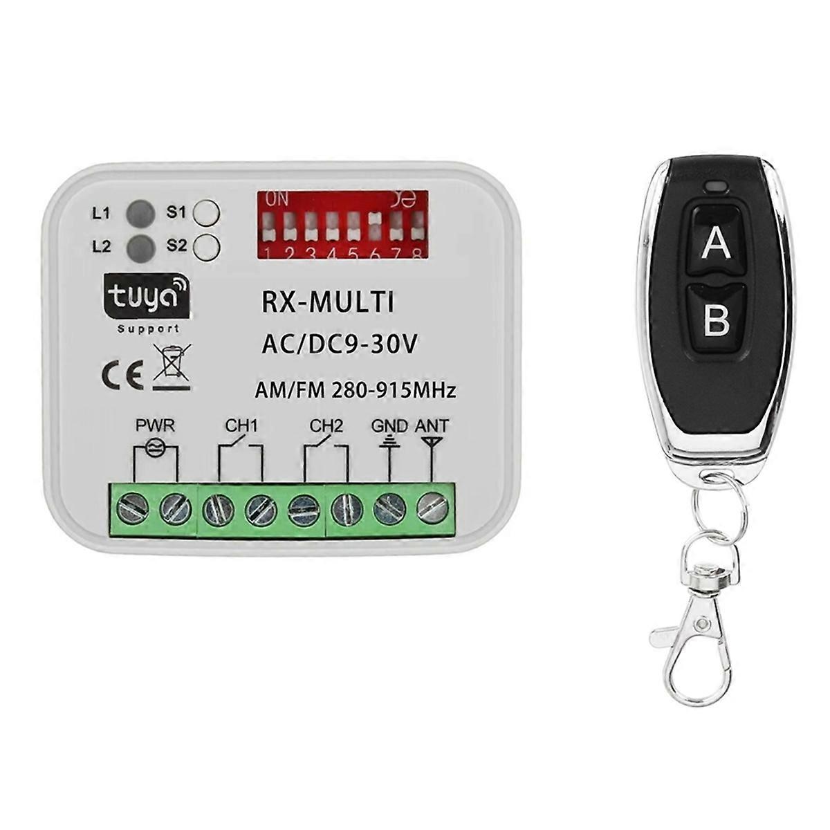 Tuya WiFi Garage Door Switch 280-915MHz frequency Control Receiver