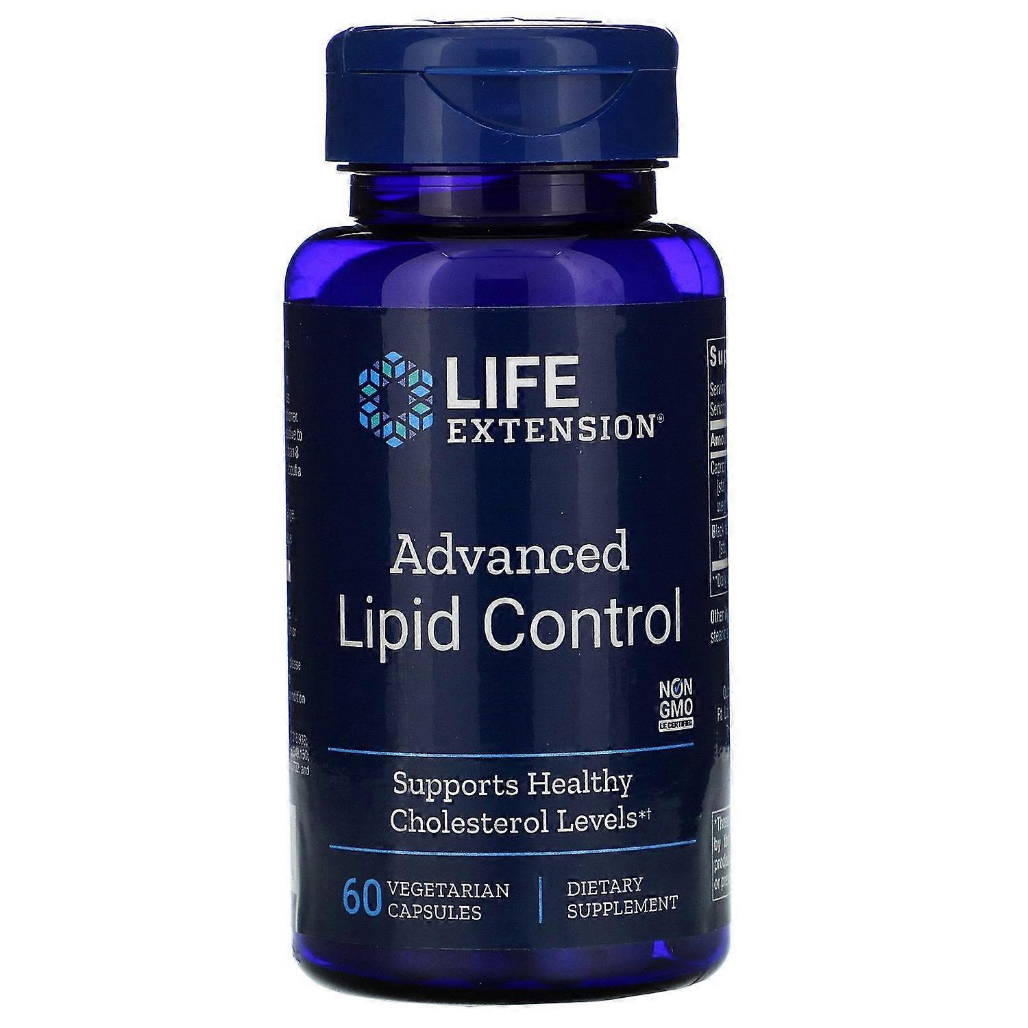 Life Extension, Advanced Lipid Control, 60 Vegetarian Capsules