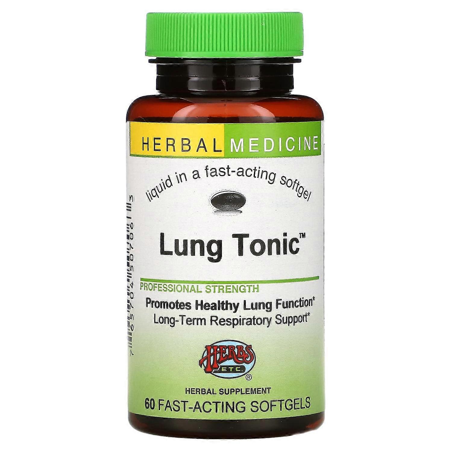 Herbs Etc., Lung Tonic, 60 Fast-Acting Softgels