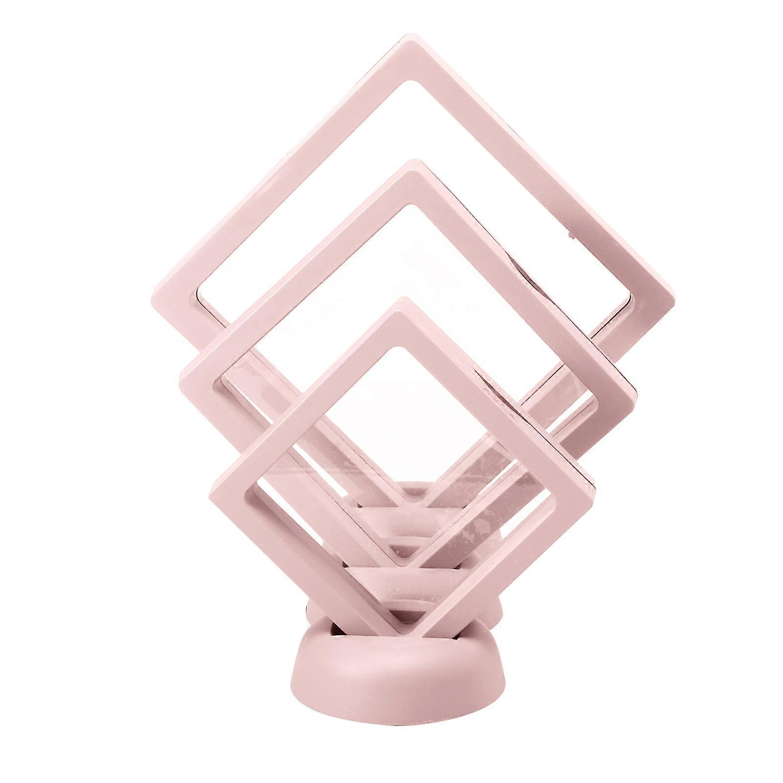 Holder Jewelry Frame for Storage 3Sets Pink