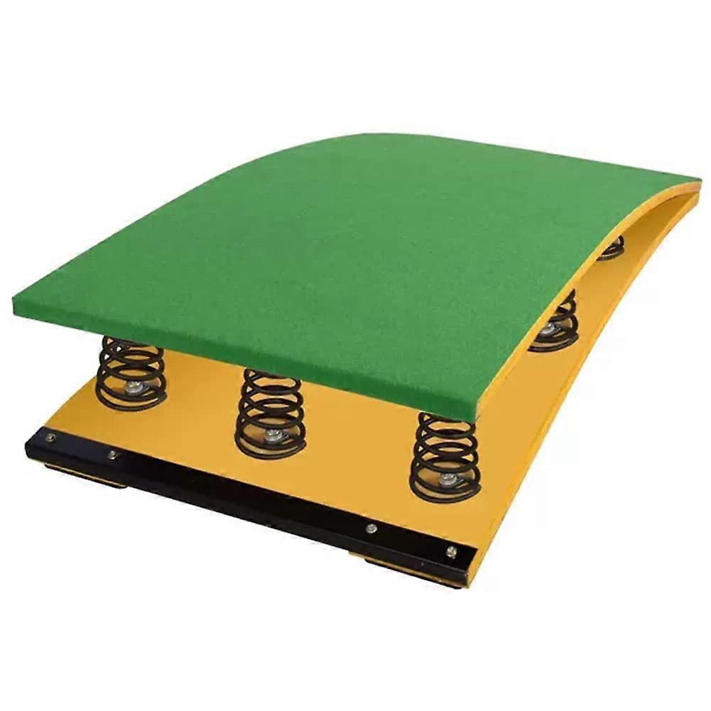 Gymnastic Springboard Portable Curved Manganese Steel Thickened Spring Inside No Deformation Bearing Capacity