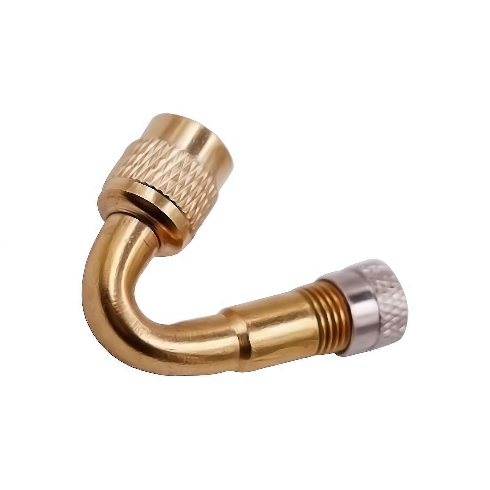 Tire Valve Extension Brass Universal Adaptor 45 Degree Nozzle For Cars Motorcycles Bikes Scooters