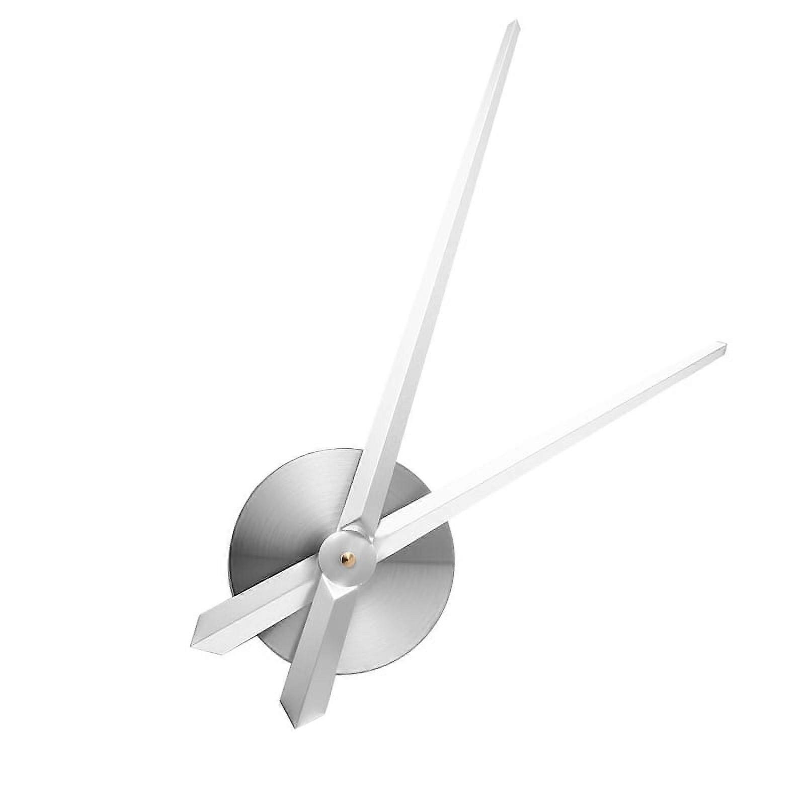 3D Clock Hands,DIY Large Movement Mechanism Needles,Wall Accessories Part Replacement,Silver