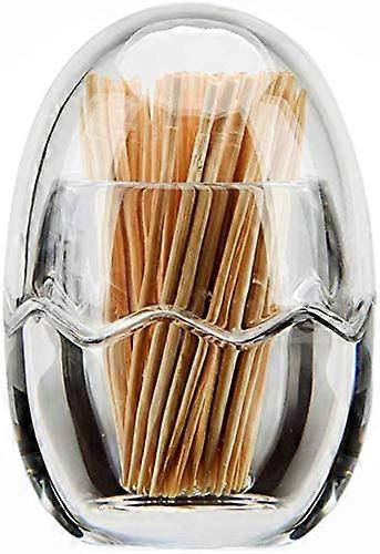 Toothpick Holder Dispenser Egg Shape Toothpick Case Restaurant Kitchen Gadgets Desk Storage Box,Without Toothpick